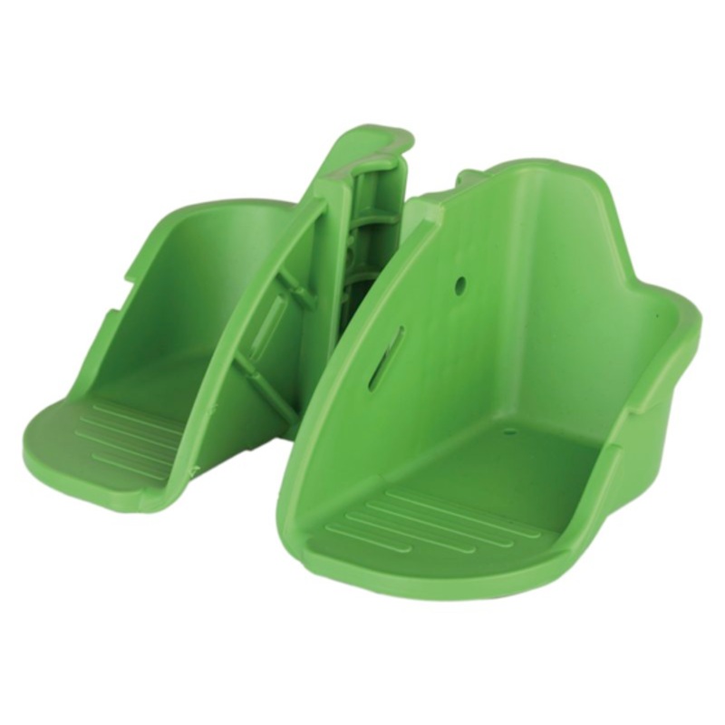 REPLACEMENT BOBIKE FOOTREST WITH STRAPS FOR MINI or MAXI CLASSIC BABY CHILD BIKE SEATS ALL GREEN
