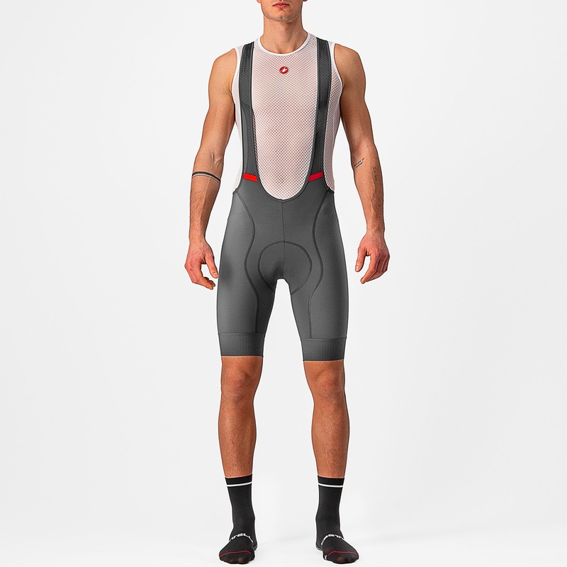 Salopette Castelli Competizione – Grigio chiaro