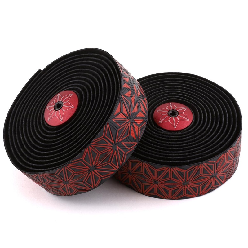Supacaz Super Sticky Kush Handlebar Tape (Red) (Star Fade)