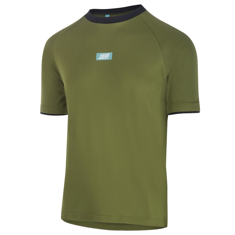 Maglia Juf Essential MTB Solid uomo manica corta – Verde militare