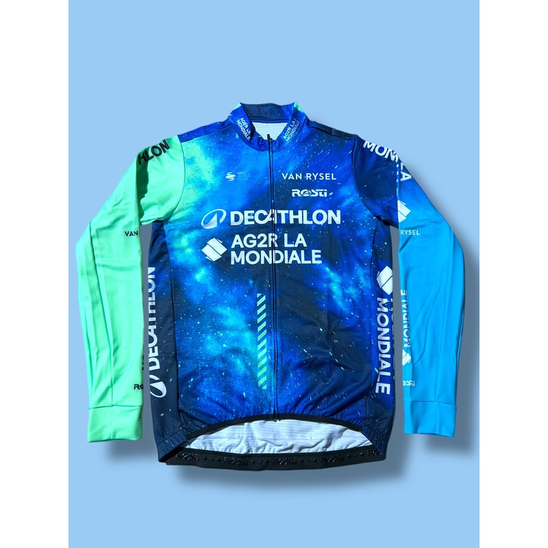 Jersey Midweight Thermal Long Sleeve Racing Maillot   | Decathlon AG2R La Mondiale  | Rosti | Pro Cycling Kit