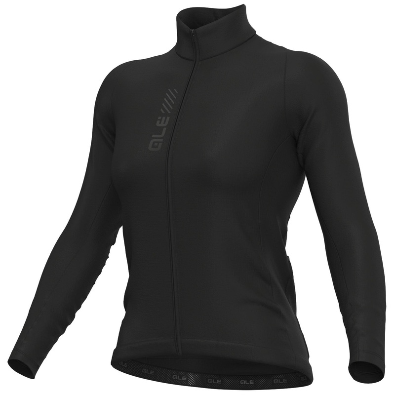 Maglia maniche lunghe donna Ale Pragma Color Block – Nero
