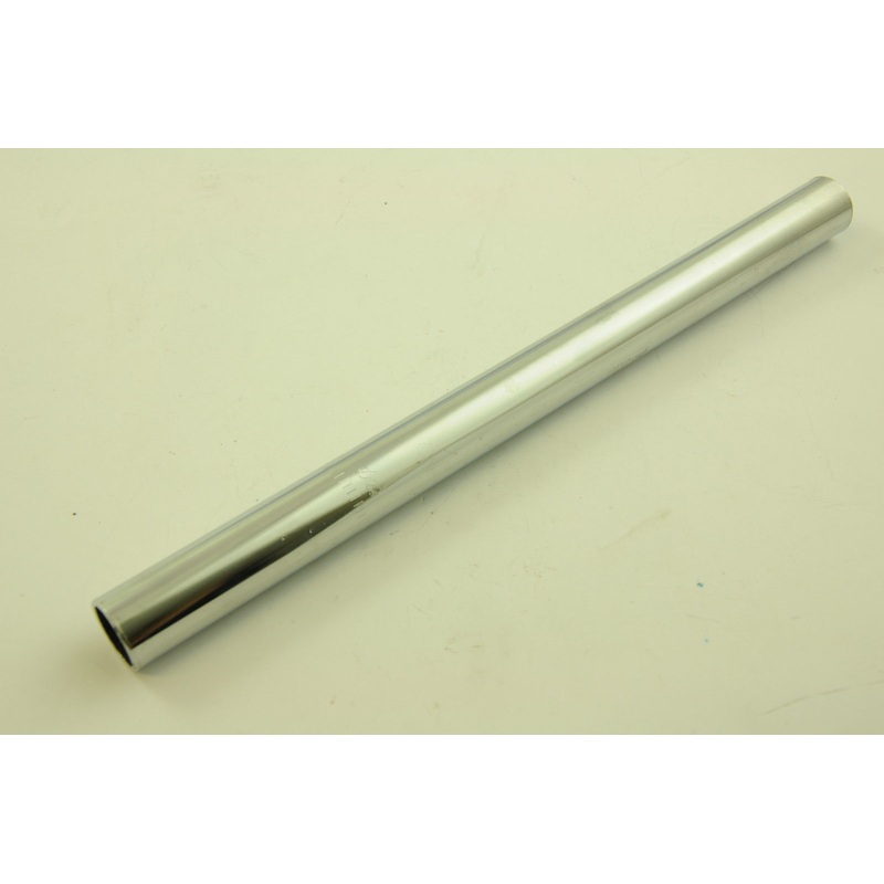 RARE BMX SEAT POST 22.mm x 295mm (11 1-2) CHROME STEEL SADDLE STEM BURNER MKII