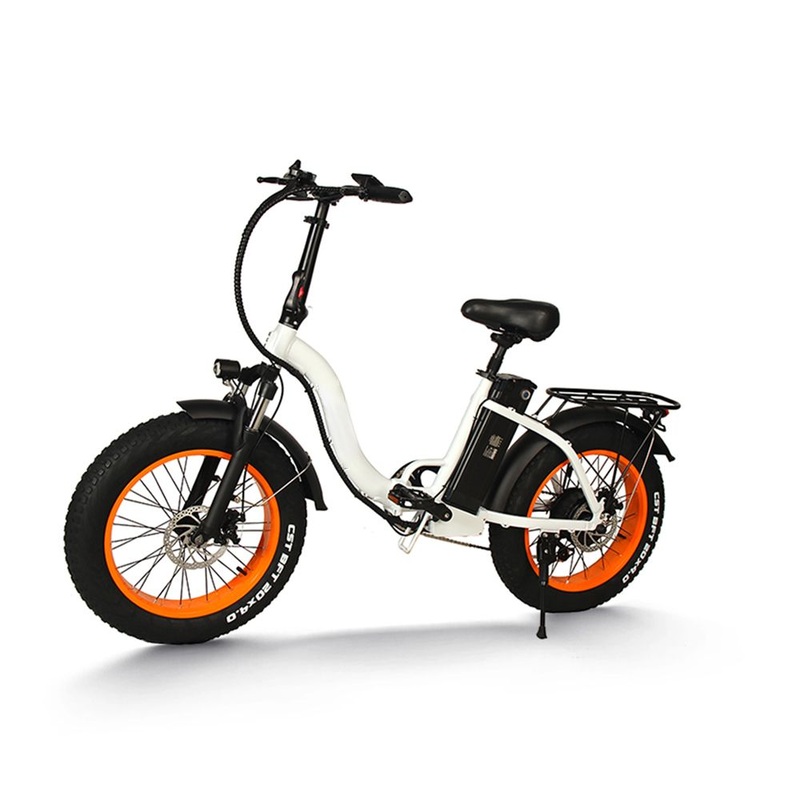 10% off 48V 350W Pedal-Assist Throttle Removable Battery E- Bike Commuter Foldable Bicycle City Electric Folding Bike