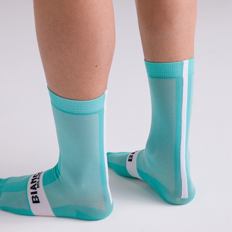 Calze Bianchi Milano Classic – Celeste