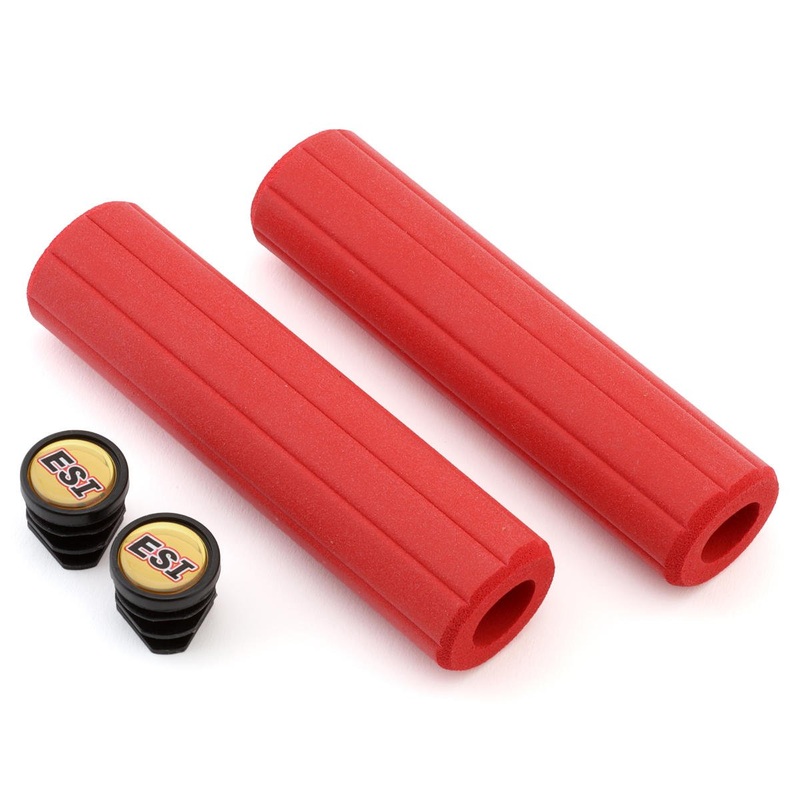 ESI Grips MTB Ribbed Extra Chunky Silicone Grips (Red)