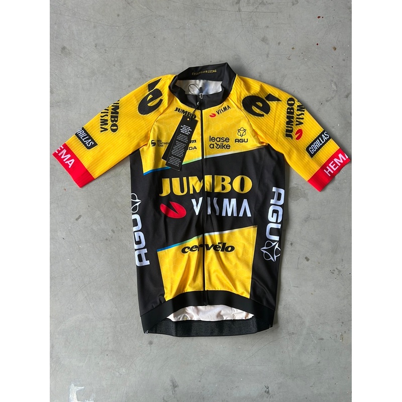 Aero Jersey | Agu | Jumbo Visma | Pro-Issued Cycling Kit