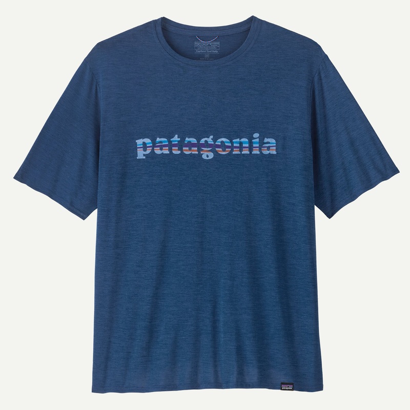 T-Shirt Patagonia Cap Cool Daily Graphic – Blu