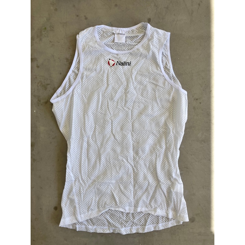 DSM | Nalini Sleeveless Base Layer | White | M | Rider-Issued Pro Team Kit