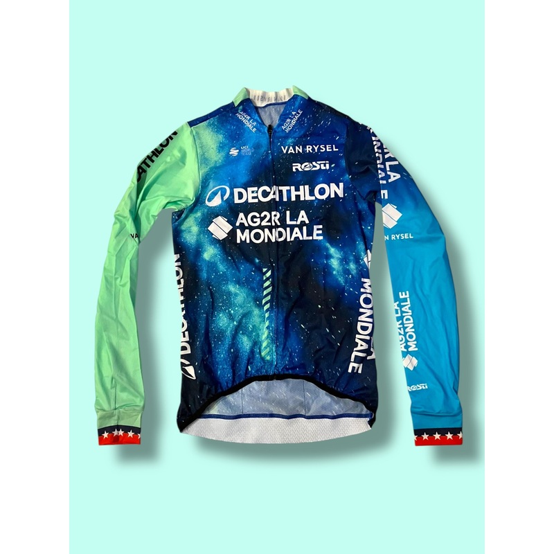 Jersey Long Sleeve WARBASSE USA Lightweight Racing Maillot  | Decathlon AG2R La Mondiale  | Rosti | Pro Cycling Kit