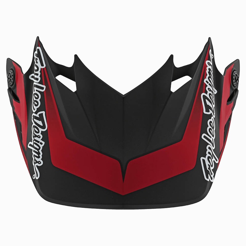 SE4 Visor TLD Polaris RZR Red|RED|OSFA
