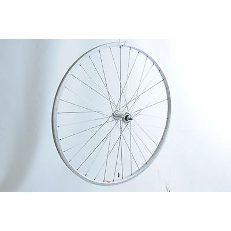 26 x 1 3-8 FRONT ALLOY RIM AND HUB BIKE WHEEL NEW WITH 3-8 AXLE BICYCLE