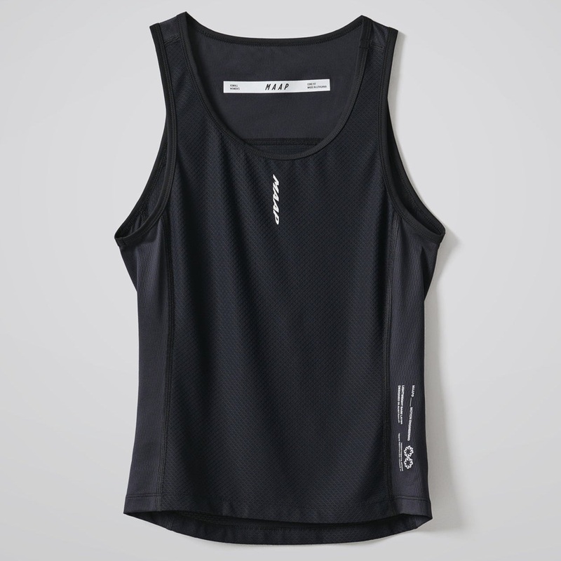 Maglia intima senza maniche donna Maap Team Midweight – Nero