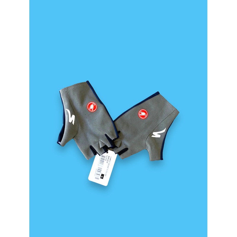 Gloves Mitts team Issued Competizione | Castelli| Blue | Quick-Step Alpha Vinyl / Soudal  | Pro Cycling Kit