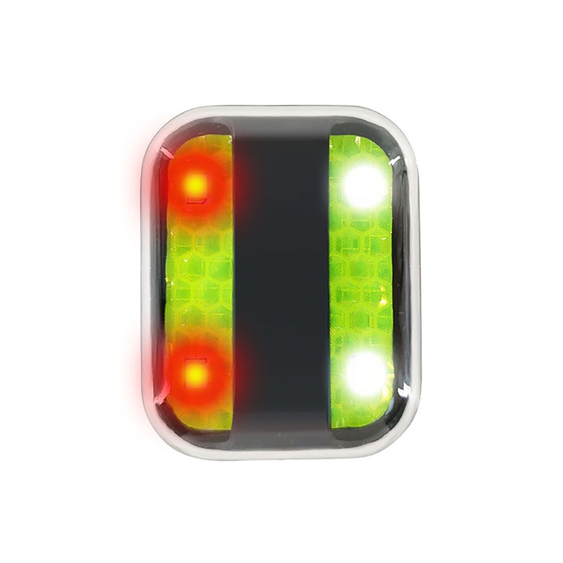 Rainproof Outdoor Charging Flashing LED Jogging Jogger Bike Safety Clamp Light