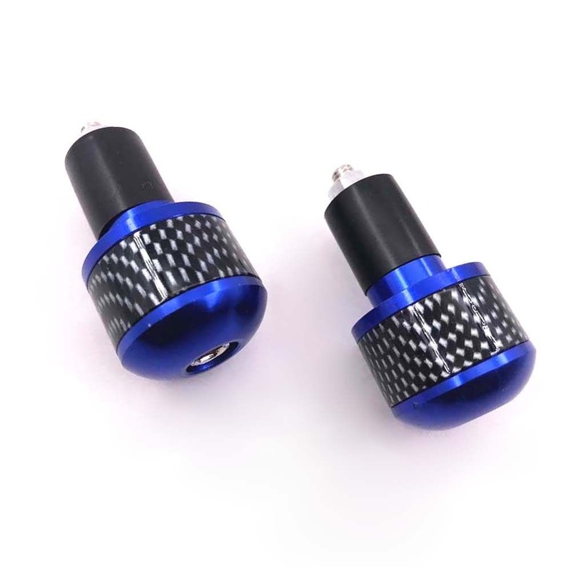 Snakeskin Pattern Bar Ends – 22mm Universal Fit for Cruiser/Street Bike Handlebars