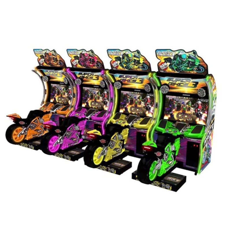 Super Bike 3 Racing Acade Machine Playground Equipment