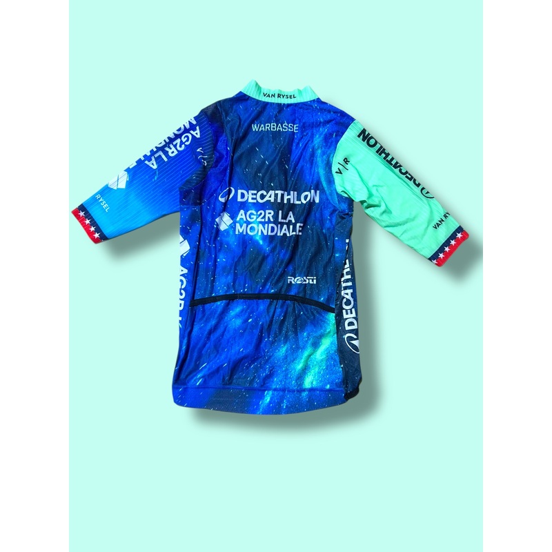 Aero Jersey WARBASSE USA Short Sleeve Racing Maillot   | Decathlon AG2R La Mondiale  | Rosti | Pro Cycling Kit