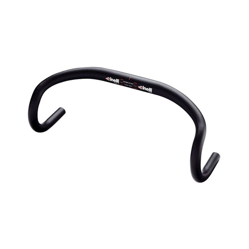 Cinelli Pista Aluminum Track Drop Handlebar (Black) (31.8mm) (40cm)