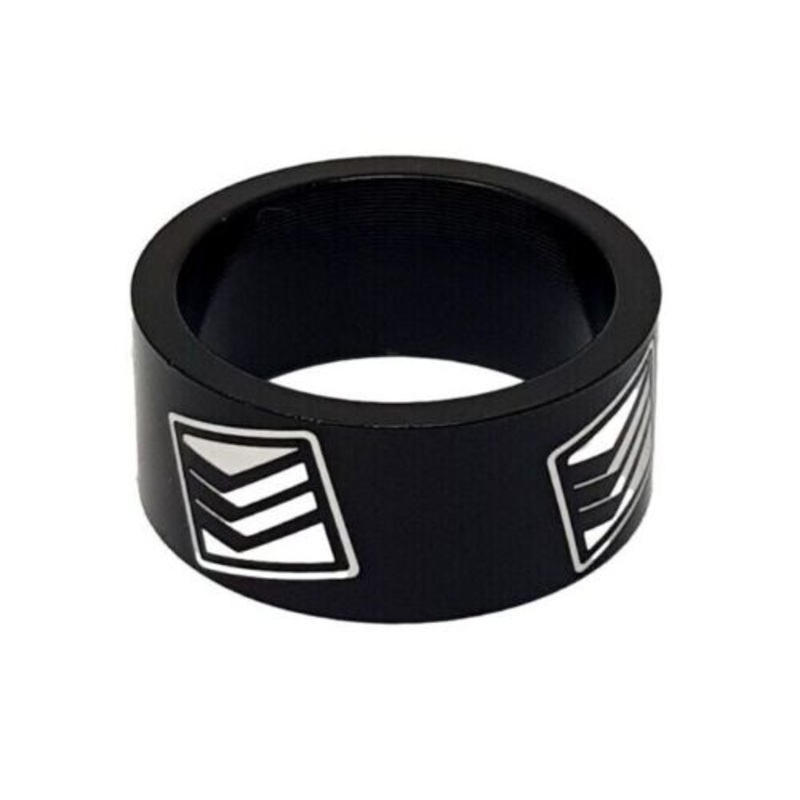 Bike Ahead Alloy Headset Threadless All Terra Spacers 1 1/8 (28.6mm) 15mm Black