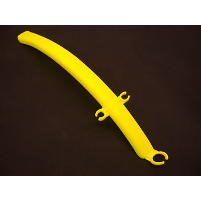 REAR CLIP ON SPLASH MUDGUARD ROAD SPORTS OR FIXIE BIKE YELLOW
