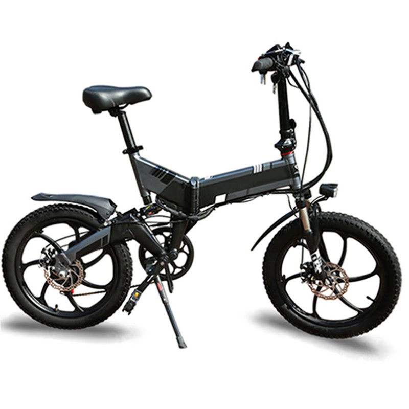 48V Lithium Battery Foldable Electric Bicycle Chaoyang 20*2.0 Electric City Bike
