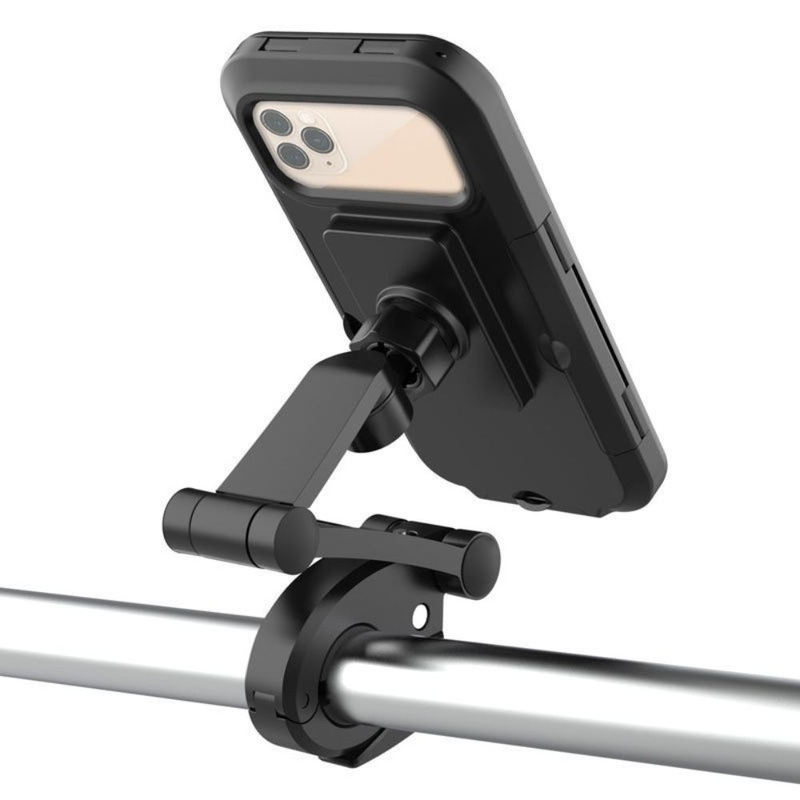 Aluminum Alloy 360 Rotating Bicycle Mobile Mount Handlebar for 4.0-7.0 Inch Bl23374