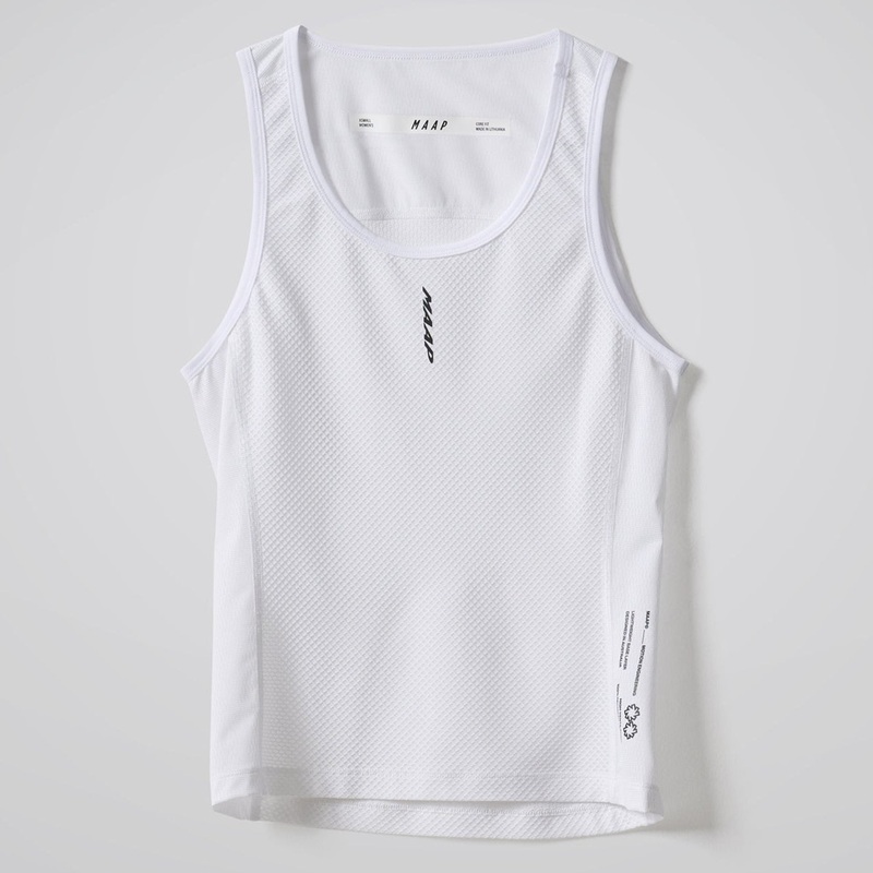Maglia intima senza maniche donna Maap Team Midweight – Bianco
