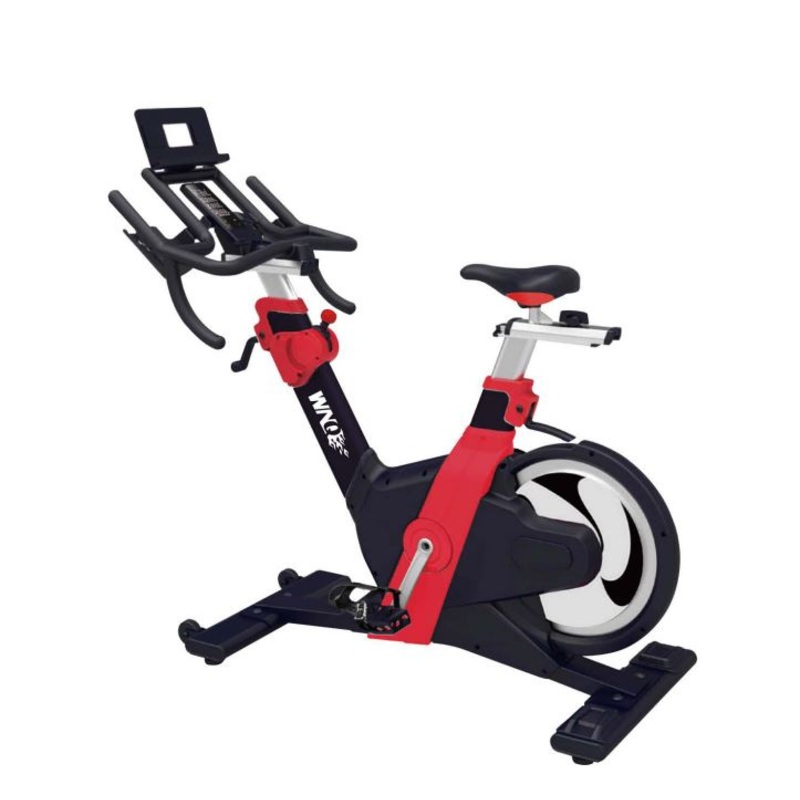5 LCD Commercial Cardio Spinning Bike Gym Sports Exercise Fitness Equipment