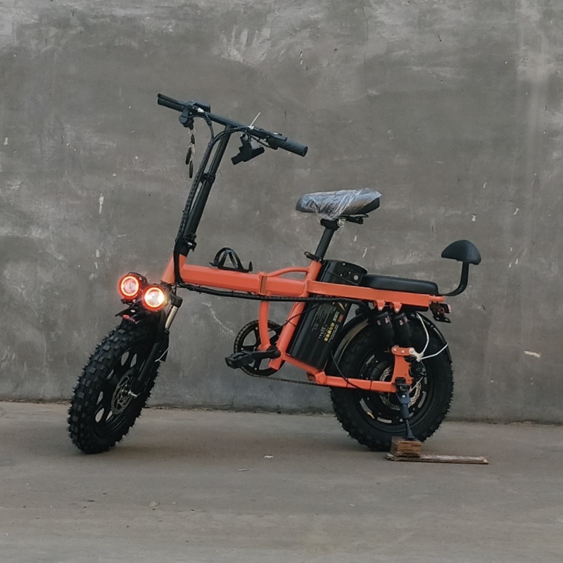 16inch Folding Electric Bike 48V 15ah 500W Super Small Electric Bicycle Scooter