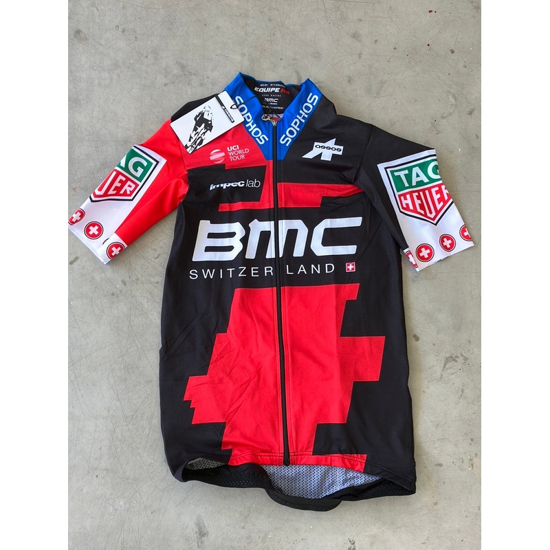 Aero Jersey Short Sleeve Swiss Champion | Assos | BMC Tag Heuer | Pro Cycling Kit