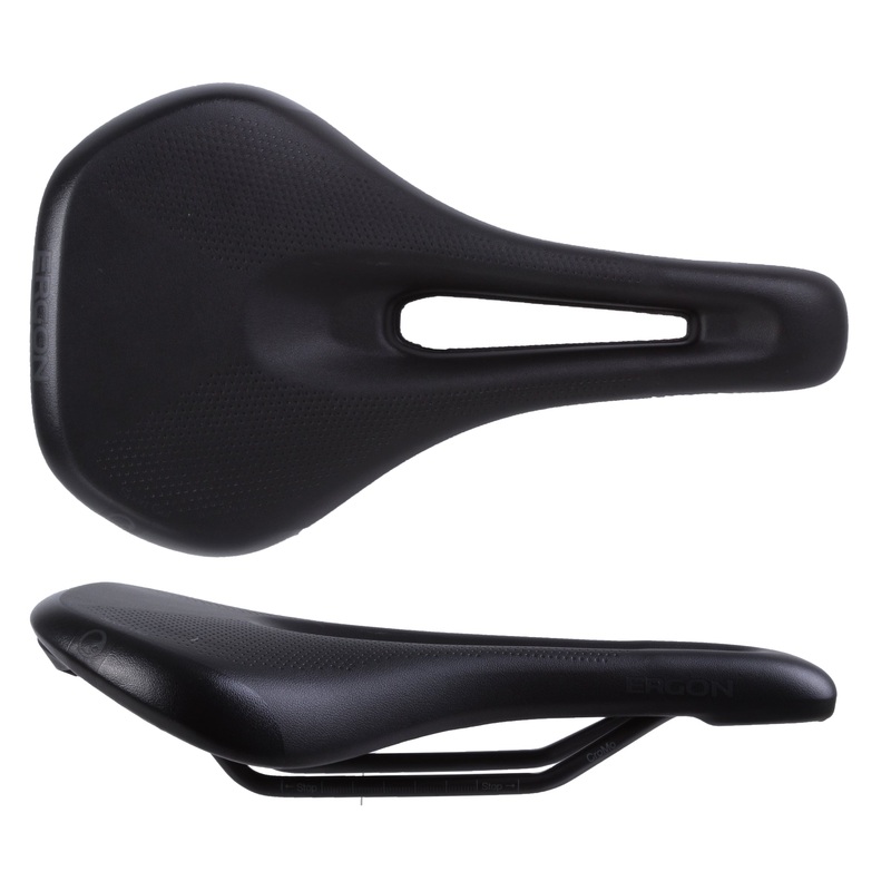 Ergon SM Sport Gel Saddle – Chromoly Stealth Womens Medium/Large
