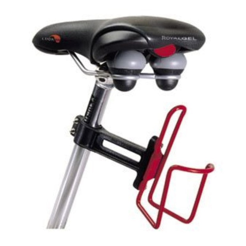 SEAT POST WATER BOTTLE CAGE MOUNT, MTB OR ANY BIKE, BEST PLACE FOR WATER BOTTLE