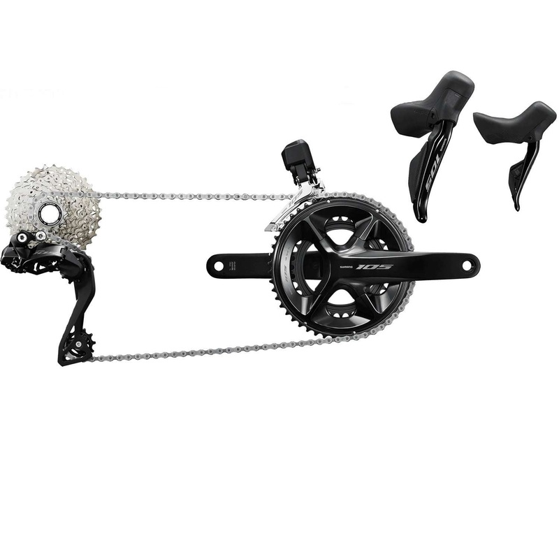 105 R7000 12 SPEED GROUPSET|Black|Disc
