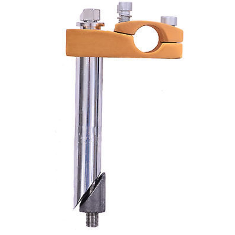 ANODISED GOLD ALLOY TOP 4 BOLT BMX-FREESTYLER HANDLEBAR STEM 22.2mm HOLLOW BOLT