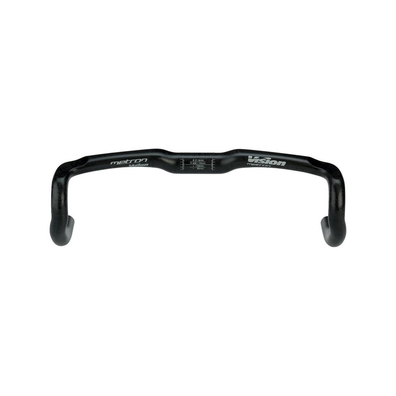 FSA Vision Metron 4D Carbon Handlebar (Black) (31.8mm) (44cm)