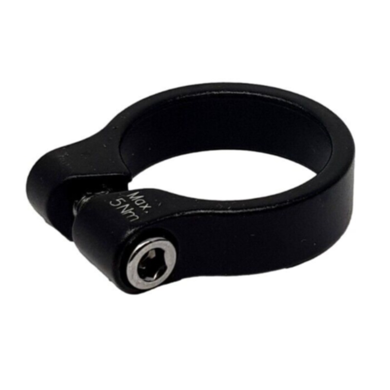 31.8 mm Lightweight Alloy Black Bike Seat Clamp 15 grams