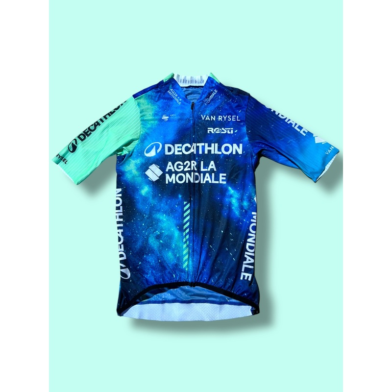 Aero Jersey BAUDIN Short Sleeve Racing Maillot   | Decathlon AG2R La Mondiale  | Rosti | Pro Cycling Kit