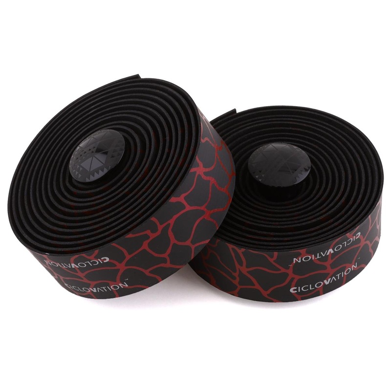 Ciclovation Advanced Leather Touch Handlebar Tape (Magma Flame Red)