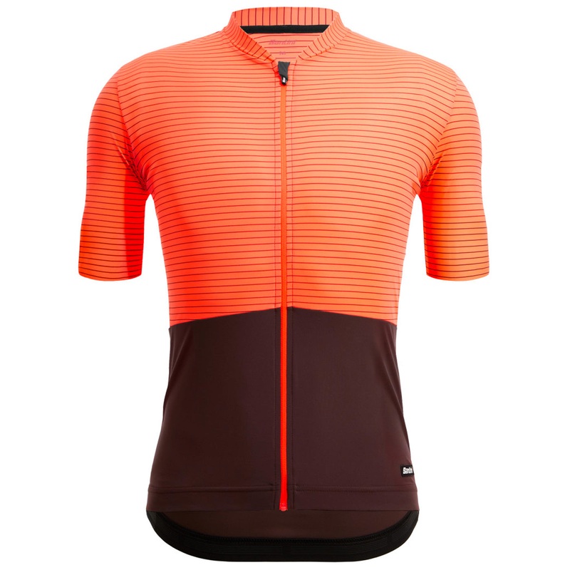 Maglia Santini Color Riga – Arancio