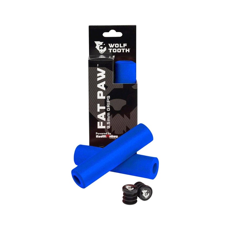 Wolf Tooth Components Fat Paw Slip-On Grips (Blue)