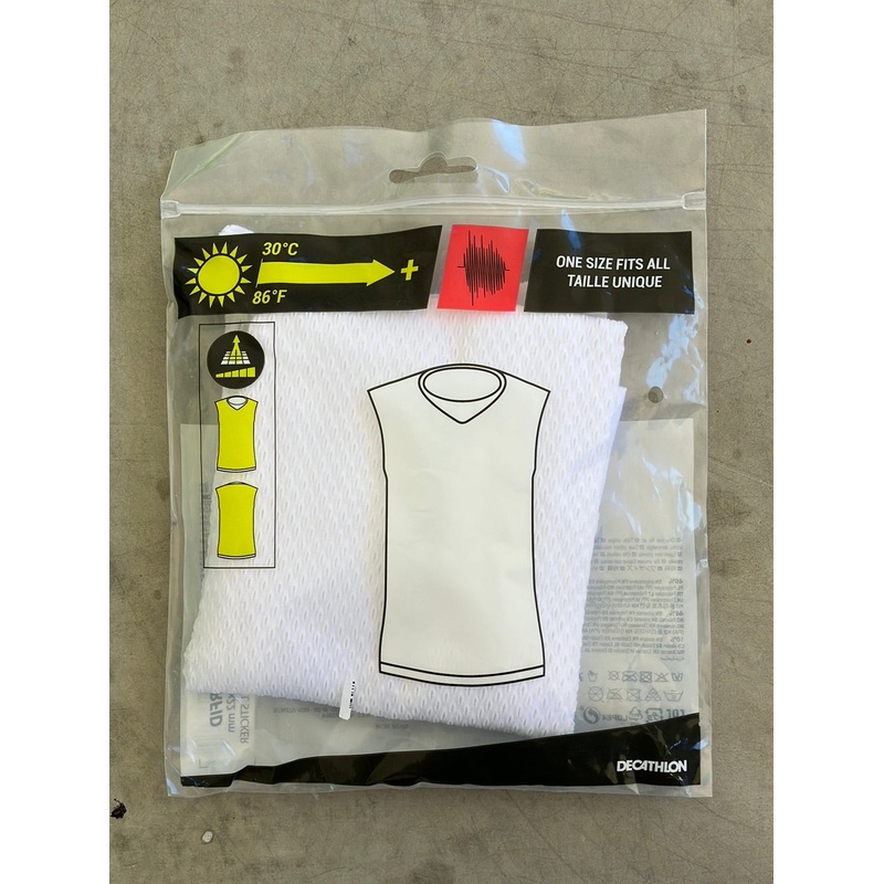 Cofidis | Decathlon Sleeveless Base Layer | White | Pro-Issued Pro Team Kit