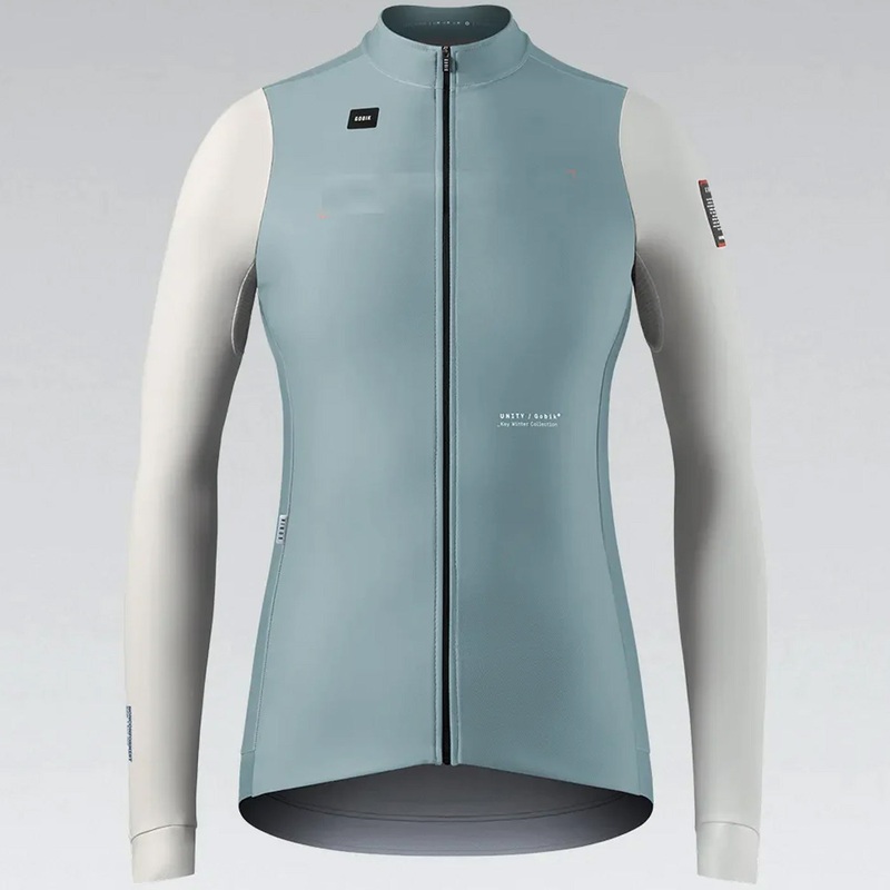 Maglia maniche lunghe donna Gobik Superhyder Drizzle – Azzurro