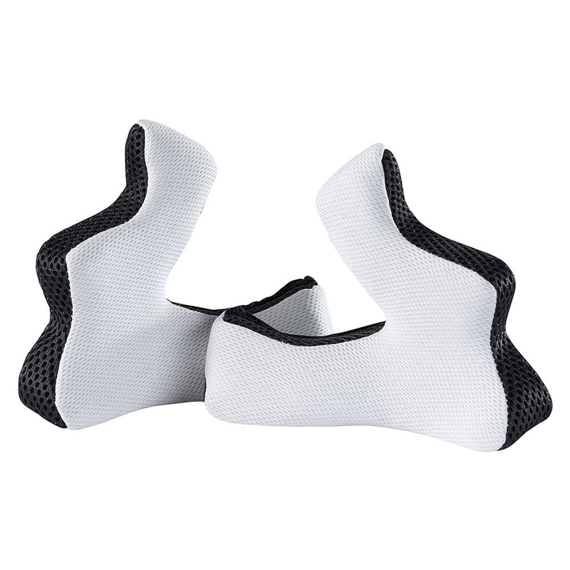 SE3 3D Cheekpad Solid White|WHITE|XS|SM|MD|LG|XL|2X