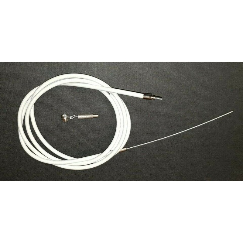 STURMEY ARCHER 3 SPEED TRIGGER GEAR CABLE ,SMOOTH WHITE FULL LENGTH OUTER CABLE