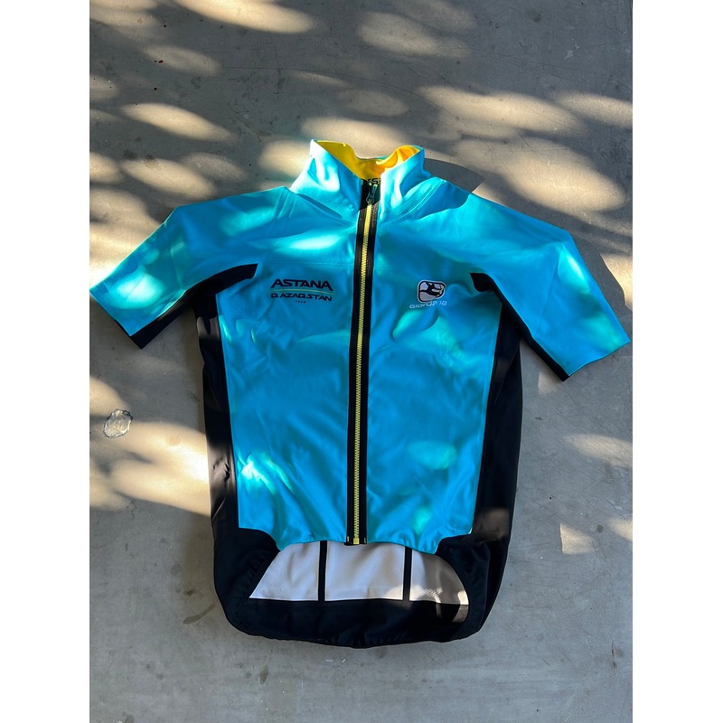 ‘Versa H2O’ Short Sleeve Jersey / Jacket  | Giordana | Astana Qazaqstan | Pro-Issued Cycling Kit