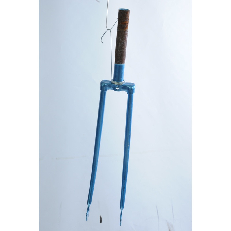 27 Fork Blue 170mm 1 Steerer Traditional Tourist Conventional Bike Rare