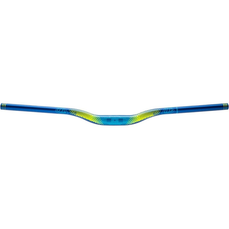 TRUVATIV Descendant CoLab Troy Lee Designs Riser Bar (Starburst Cyan/Blue) (35mm) (760mm Width, 25mm Rise)