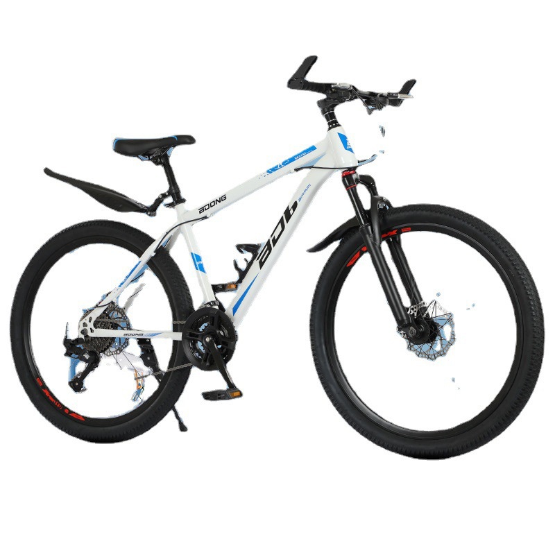 Wholesale Adult Bicycle 24 Inch Transmission 26 Inch Mountain Bike 27 Speed Integrated Wheel Dual Disc Brake Mountain Bike for Men Women Riding