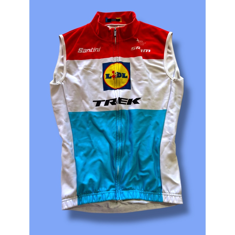 Thermal Vest Luxembourg Champion Team-Issued Gilet | Santini | Lidl Trek | Pro Cycling Kit